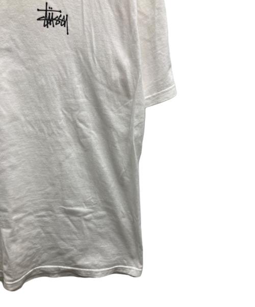 stussy（ステューシー）stussy (ステューシー) ロゴプリントTシャツ ホワイト サイズ:XLの古着・服飾アイテム