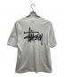 stussy (ステューシー) ロゴプリントTシャツ ホワイト サイズ:XL：5000円