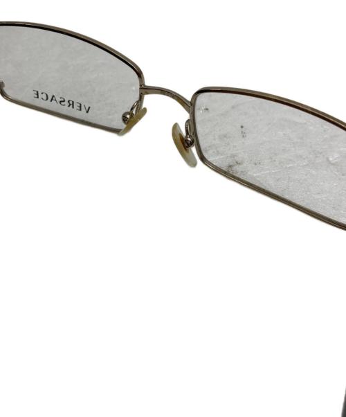 VERSACE（ヴェルサーチェ）VERSACE (ヴェルサーチェ) 眼鏡 シャンパンゴールド×ブラック サイズ:52□16の古着・服飾アイテム