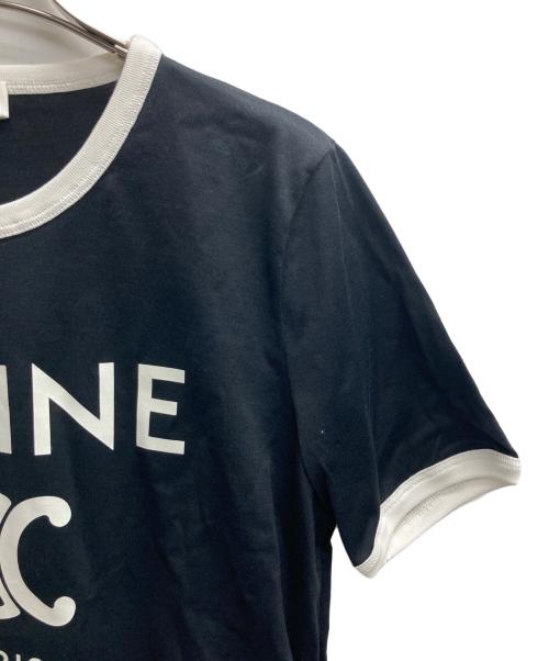 CELINE（セリーヌ）CELINE (セリーヌ) トリオンフプリントリンガーTシャツ ブラック サイズ:L 未使用品の古着・服飾アイテム