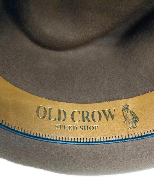 OLD CROW（オールドクロウ）OLD CROW (オールドクロウ) フェドラハット ブラウンの古着・服飾アイテム