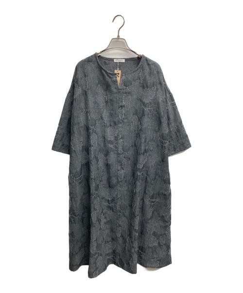 Season off（シーズンオフ）Season off (シーズンオフ) シルクウールのワンピース グレー サイズ:表記無し 未使用品の古着・服飾アイテム