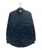 Y-3ワイスリー）の古着「チェストロゴ ボタンダウンシャツ」｜ブラック