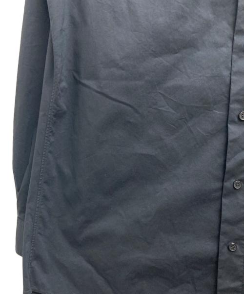Y-3（ワイスリー）Y-3 (ワイスリー) チェストロゴ ボタンダウンシャツ ブラック サイズ:Sの古着・服飾アイテム