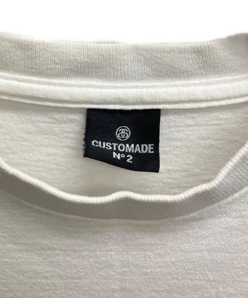 stussy（ステューシー）stussy (ステューシー) プリントTシャツ ホワイト サイズ:2の古着・服飾アイテム