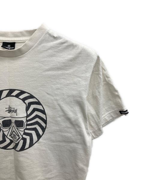 stussy（ステューシー）stussy (ステューシー) プリントTシャツ ホワイト サイズ:2の古着・服飾アイテム