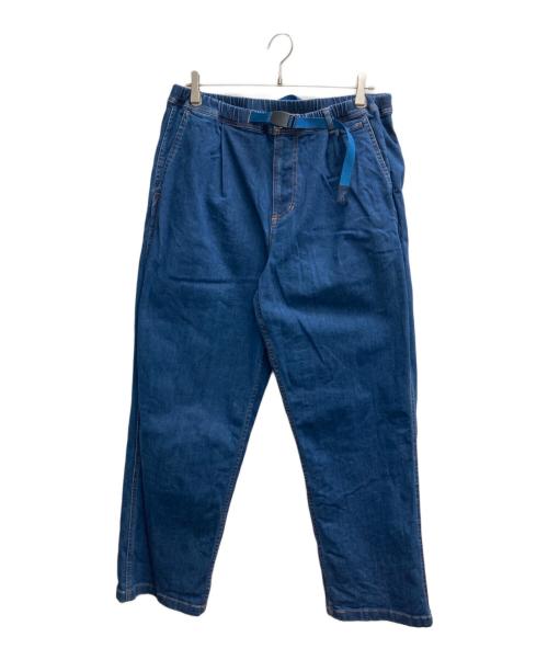 GRAMICCI（グラミチ）GRAMICCI (グラミチ) B:MING by BEAMS (ビーミングバイビームス) 別注 デニム リラックス プリーツ パンツ インディゴ サイズ:XLの古着・服飾アイテム