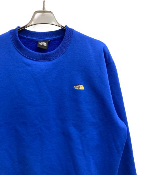 THE NORTH FACE（ザ ノース フェイス）THE NORTH FACE (ザ ノース フェイス) スモールロゴヘザースウェットクルー ブルー サイズ:XLの古着・服飾アイテム