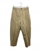 MARGARET HOWELLマーガレットハウエル）の古着「コットンリネンチノパンツ」｜ベージュ