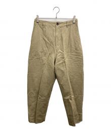 MARGARET HOWELL（マーガレットハウエル）の古着「コットンリネンチノパンツ」｜ベージュ