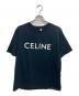 CELINE（セリーヌ）の古着「ロゴプリントＴシャツ」｜ブラック