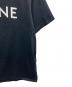 中古・古着 CELINE (セリーヌ) ロゴプリントＴシャツ ブラック サイズ:M：23000円