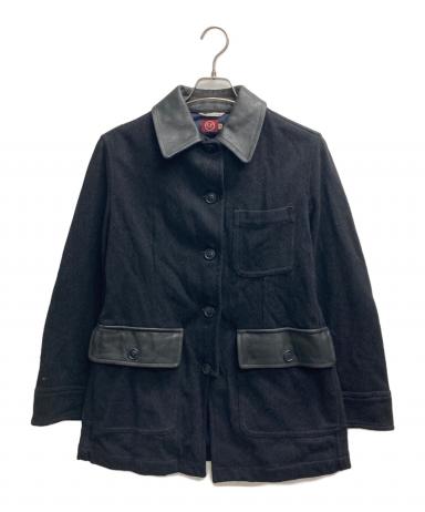 中古・古着通販】C.P COMPANY (シーピーカンパニー) 90sレザー切替