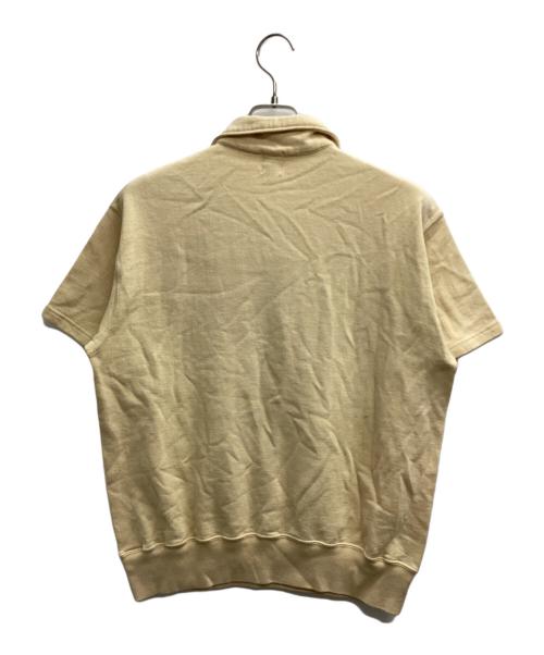 A BATHING APE（ア ベイシング エイプ）A BATHING APE (ア ベイシング エイプ) 90ｓハーフジップシャツ ベージュ サイズ:Mの古着・服飾アイテム