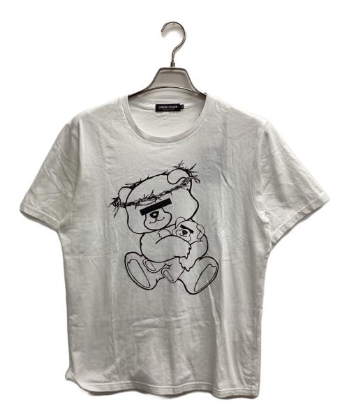 UNDERCOVER（アンダーカバー）UNDERCOVER (アンダーカバー) 目隠しクマTシャツ ホワイト サイズ:Lの古着・服飾アイテム