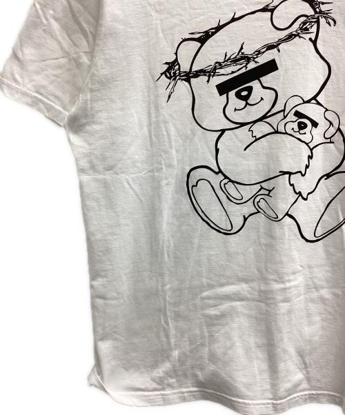 UNDERCOVER（アンダーカバー）UNDERCOVER (アンダーカバー) 目隠しクマTシャツ ホワイト サイズ:Lの古着・服飾アイテム