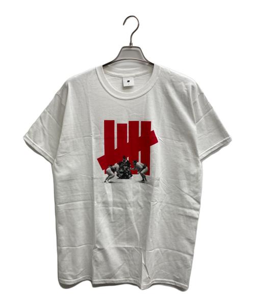 UNDEFEATED（アンディフィーテッド）UNDEFEATED (アンディフィーテッド) 相撲プリントTシャツ ホワイト サイズ:Lの古着・服飾アイテム