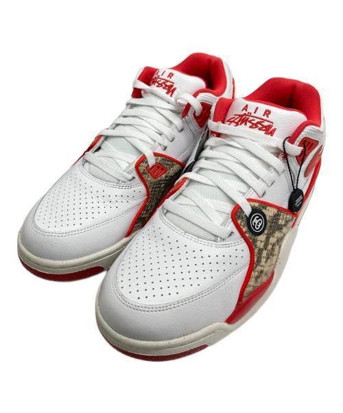 NIKE（ナイキ）NIKE (ナイキ) stussy (ステューシー) Air Flight 89 Low SP ホワイト×オレンジ サイズ:27.5 未使用品の古着・服飾アイテム