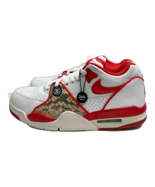 NIKE（ナイキ）NIKE (ナイキ) stussy (ステューシー) Air Flight 89 Low SP ホワイト×オレンジ サイズ:27.5 未使用品の古着・服飾アイテム