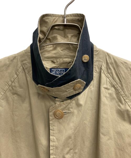 POLO RALPH LAUREN（ポロ・ラルフローレン）POLO RALPH LAUREN (ポロ・ラルフローレン) ステンカラーコート ベージュ サイズ:Mの古着・服飾アイテム