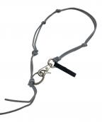 OUR LEGACYアワーレガシー）の古着「ladon leather ネックレス」｜グレー