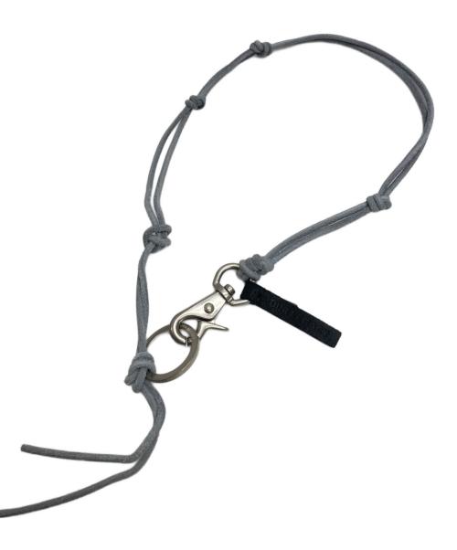 OUR LEGACY（アワーレガシー）OUR LEGACY (アワーレガシー) ladon leather ネックレス グレーの古着・服飾アイテム