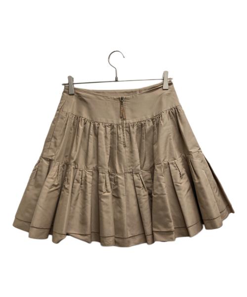 FOXEY（フォクシー）FOXEY (フォクシー) フレアスカート ブラウン サイズ:40の古着・服飾アイテム