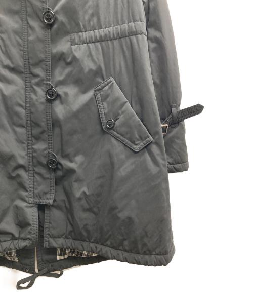 BURBERRY BLUE LABEL（バーバリーロンドンブルーレーベル）BURBERRY BLUE LABEL (バーバリーロンドンブルーレーベル) ショートモッズコート ブラック サイズ:38の古着・服飾アイテム