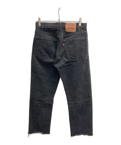 LEVI'S（リーバイス）LEVI'S (リーバイス) 後染め505デニムパンツ ブラック サイズ:32の古着・服飾アイテム