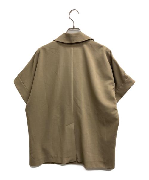 BEAUTY&YOUTH（ビューティーアンドユース）BEAUTY&YOUTH (ビューティーアンドユース) ハーフスリーブ ドルマンジャケット ブラウン サイズ:Sの古着・服飾アイテム