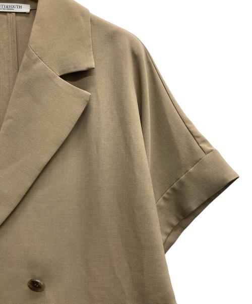 BEAUTY&YOUTH（ビューティーアンドユース）BEAUTY&YOUTH (ビューティーアンドユース) ハーフスリーブ ドルマンジャケット ブラウン サイズ:Sの古着・服飾アイテム