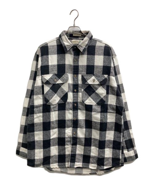 fieldmaster（フィールドマスター）FIELDMASTER (フィールドマスター) チェックネルシャツ グレー サイズ:XLの古着・服飾アイテム