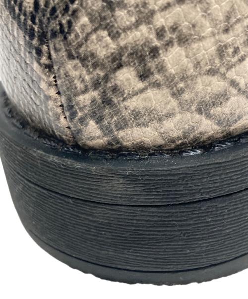 MACKINTOSH PHILOSOPHY（マッキントッシュ フィロソフィー）MACKINTOSH PHILOSOPHY (マッキントッシュ フィロソフィー) パイソン型押しシューズ ブラウン サイズ:24cmの古着・服飾アイテム