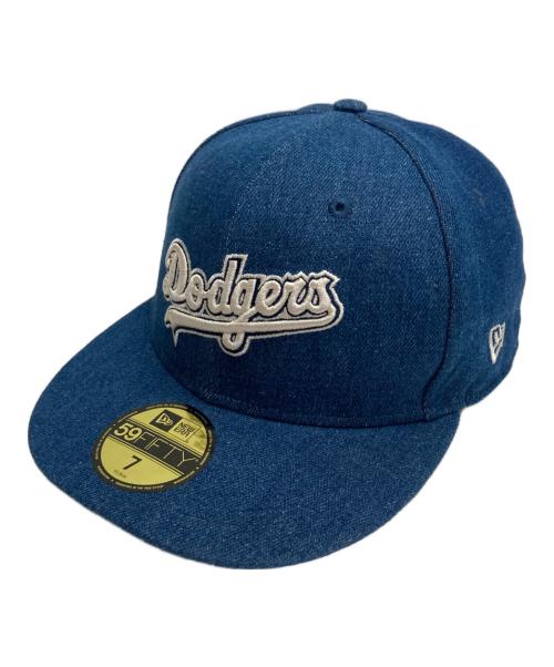 New Era（ニューエラ）New Era (ニューエラ) Los Angeles Dodgers (ロサンゼルスドジャース) デニムキャップキャップ ネイビーの古着・服飾アイテム