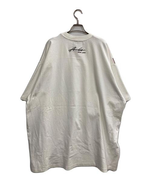 ACUSA JEANS（アクサジーンズ）ACUSA JEANS (アクサジーンズ) 半袖カットソー ホワイト サイズ:4XLの古着・服飾アイテム