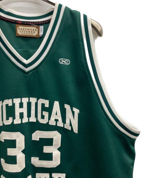 HARD WOOD LEGENDS（ハードウッドレジェンド）HARD WOOD LEGENDS (ハードウッドレジェンド) ゲームシャツ グリーン サイズ:XXlの古着・服飾アイテム