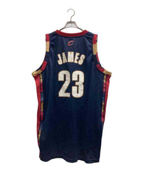 adidas（アディダス）adidas (アディダス) ゲームシャツ ネイビー サイズ:2XLの古着・服飾アイテム