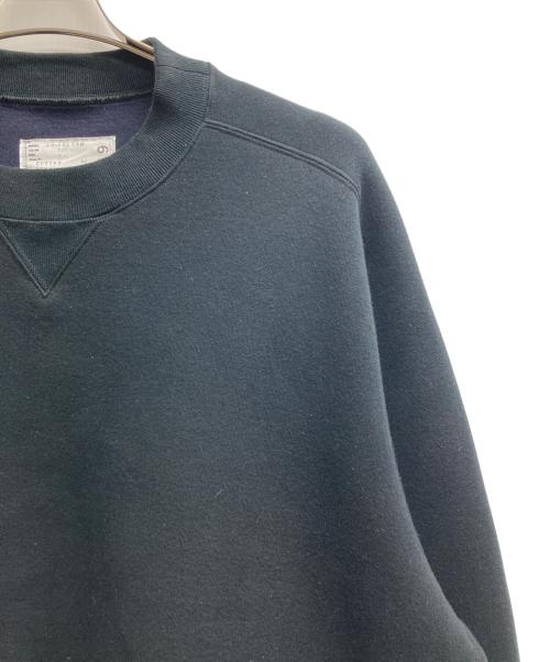 sacai（サカイ）sacai (サカイ) Nylon Twill Sponge Sweat Crew Sweat ブラック サイズ:3の古着・服飾アイテム