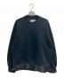 sacai（サカイ）の古着「Nylon Twill Sponge Sweat Crew Sweat」｜ブラック