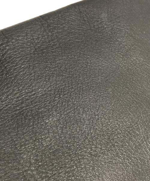 ear PAPILLONNER（イアパピヨネ）ear PAPILLONNER (イアパピヨネ) ハーフムーンレザーショルダーバッグ ブラックの古着・服飾アイテム