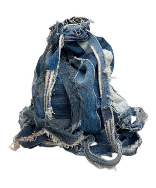 BONUM（ボナム）Bonum (ボナム) リメイクデニムバッグ スカイブルーの古着・服飾アイテム