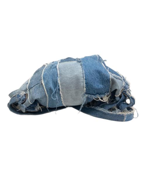 BONUM（ボナム）Bonum (ボナム) リメイクデニムバッグ スカイブルーの古着・服飾アイテム