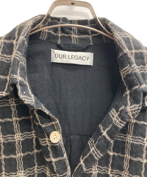 OUR LEGACY（アワーレガシー）OUR LEGACY (アワーレガシー) 25SS ABOVE SHIRT ブラック サイズ:46の古着・服飾アイテム