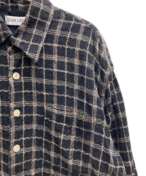 OUR LEGACY（アワーレガシー）OUR LEGACY (アワーレガシー) 25SS ABOVE SHIRT ブラック サイズ:46の古着・服飾アイテム