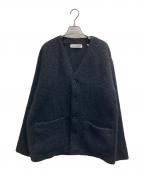OUR LEGACYアワーレガシー）の古着「CARDIGAN BLACK MOHAIR」｜ブラック