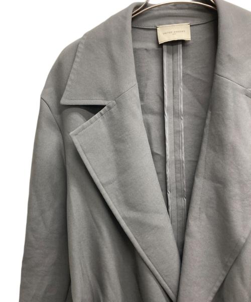 UNITED ARROWS TOKYO（ユナイテッドアローズトウキョウ）UNITED ARROWS TOKYO (ユナイテッドアローズトウキョウ) R/PE テーラード コート グレー サイズ:36の古着・服飾アイテム