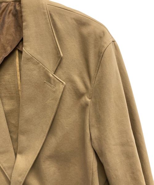 STUDIO NICHOLSON（スタジオ ニコルソン）STUDIO NICHOLSON (スタジオ ニコルソン) CONDE コットンテーラードジャケット ブラウン サイズ:Sの古着・服飾アイテム