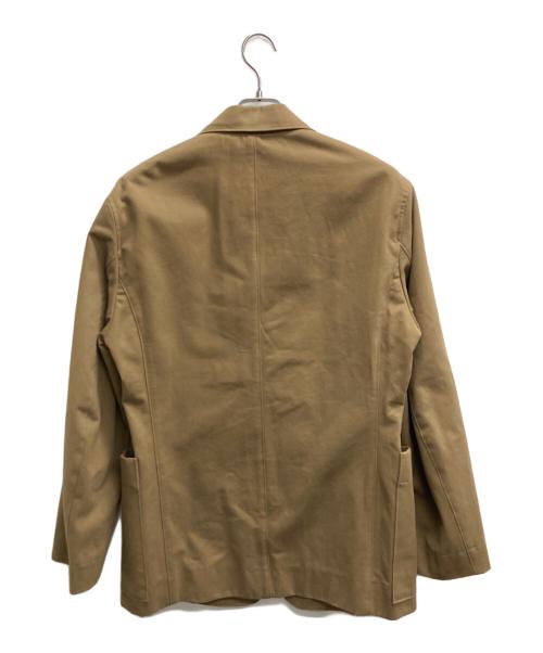 STUDIO NICHOLSON（スタジオ ニコルソン）STUDIO NICHOLSON (スタジオ ニコルソン) CONDE コットンテーラードジャケット ブラウン サイズ:Sの古着・服飾アイテム