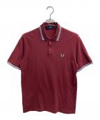 FRED PERRYフレッドペリー）の古着「ポロシャツ」｜レッド