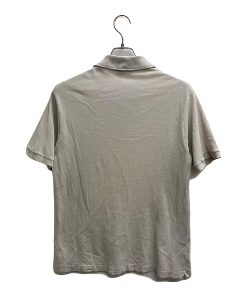 LACOSTE（ラコステ）LACOSTE (ラコステ) ポロシャツ ベージュ サイズ:Mの古着・服飾アイテム